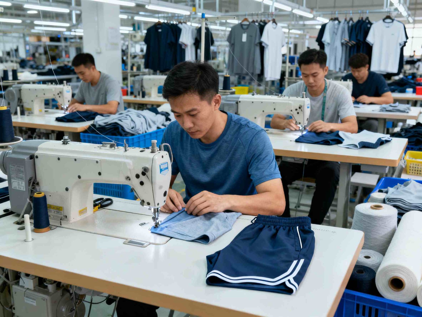 Custom gym wear production process overview